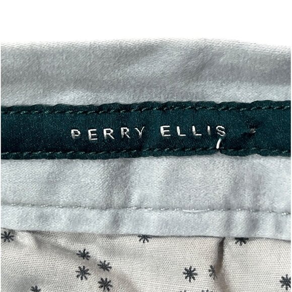 Perry Ellis Mens Light Gray Casual Shorts Size 34 Cotton Blend Classic Fit 74i - Picture 3 of 6